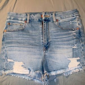 American eagle curvy hi-rise shorts
